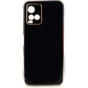 Vivo Y21S Parlak Kenarlı Bark Silikon Kılıf Ekran Koruyucu