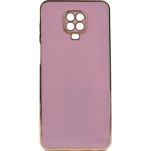 Xiaomi Redmi Note 9 Pro Parlak Kenarlı Bark Silikon Kılıf Ekran Koruyucu