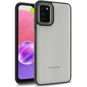 Samsung Galaxy A03S Kılıf Kamera Nikelaj Kenar Renkli Kapak