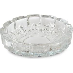 Şeker Portakalım Ofis Masaüstü Bistro Lüks Cam Kristal Küllük Kül Tablası 12 cm