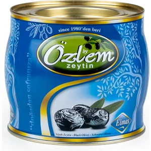 By Özlem Zeytin Elmas 2kg Teneke Siyah Zeytin (291-320 klb)