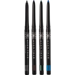 True Colour Black Ice, Brown Sugar, Emerald Glow ve Twilight Sparkle Pırıltılı Göz Kalemi Paketi