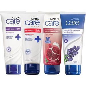 Care Derma Brightening, Repairing, Nar Özlü ve Lavanta Kokulu El Kremi Paketi 4 x 75 Ml.