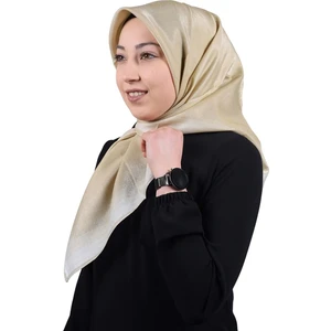 ALLURİNG Düz Renk Simli Bantlı Abiye EŞARP-RENK09
