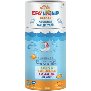 New Life Efa Liquid Balık Yağı Sıvı 150 ml - Portakal