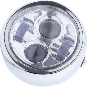 6.5 "inç Motosiklet Far Drl Cafe Racer White Için LED Yuvarlak Işık - 114 cm (Yurt Dışından)