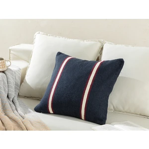 English Home Adelia Dokuma Kırlent Kılıfı 45 x 45 cm Lacivert