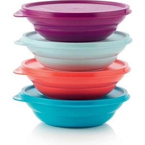 Bonbon Kaplar 4X400 ml Buzdolabı Saklama Kabı Hsgl