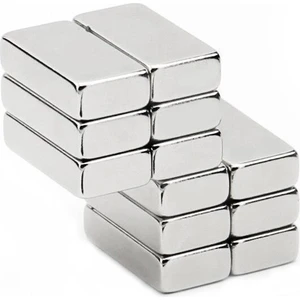 Mıknatıs Avm Köşeli Güçlü Neodyum Mıknatıs - 20x10x5 mm (2 Adet Set)