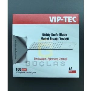 Viptec Maket Bıçağı Yedeği - Maket Bıçak Ucu 10'lu Paket 100 Adet
