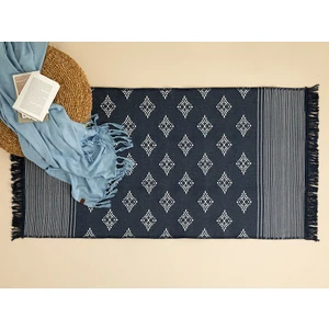 English Home Nava Dokuma Kilim 60 x 100 cm Lacivert