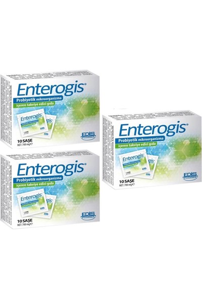 Edis Pharma Enterogis 10 Saşe 3 Adet