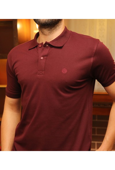 Arbour Polo Yaka Bordo Erkek T-Shırt