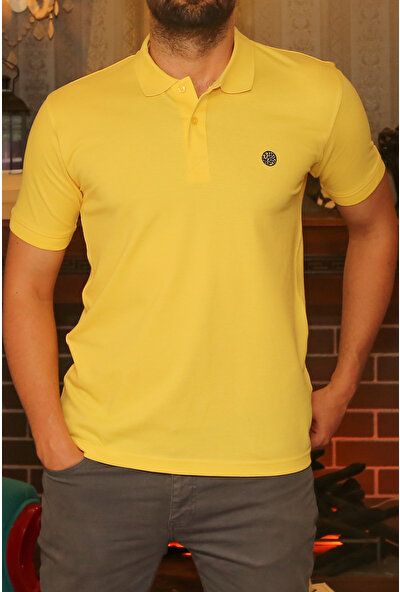 Arbour Sarı Polo Yaka Erkek T-Shirt