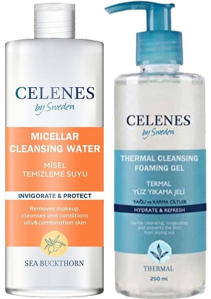 Celenes By Swedentemizleme Jeli 250 ml ve Temizleme Suyu 250 ml