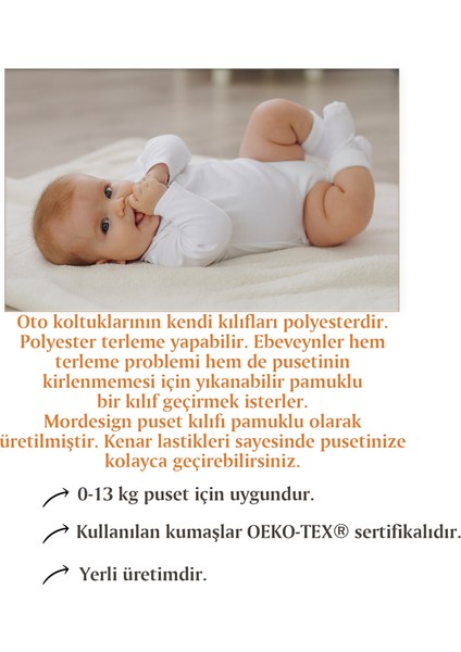 Bebek Puset Çarşafı, %100 Pamuklu Kumaş, Animal Serisi