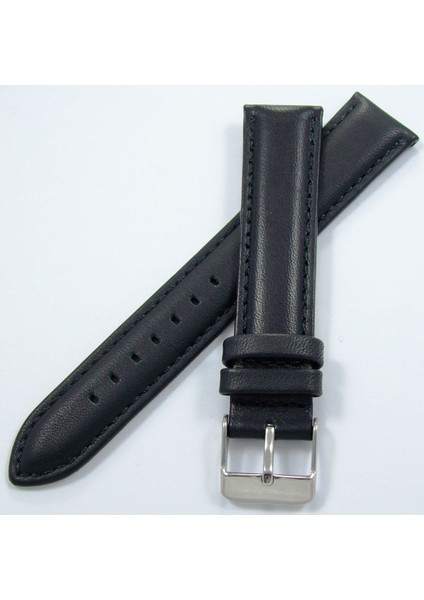 Bizon Deri Saat Kordonu 18MM Siyah Renk Düz Desensiz Saat Kayişi fiyatları