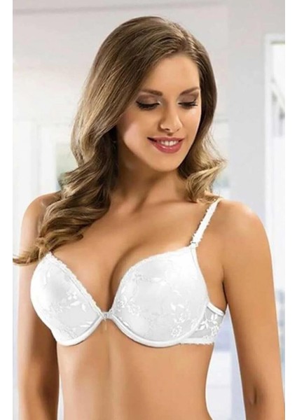 7005-B Destekli-Balenli Loanna Sihirli Kaplı Dantel Sütyen