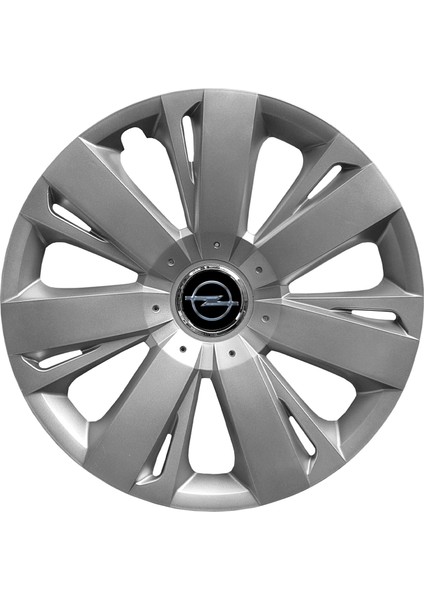 Opel Astra F 15 Inç Jant Kapağı Amblemli Gri 4'lü Takım 114
