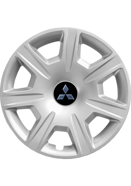 Mitsubishi Space Wagon 15 Inç Jant Kapağı Amblemli Gri 4 Adet 1 Takım 142
