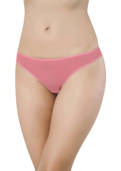 4 Adet Eko Set Likralı Kadın Slip Külot Yeşil Fuşya