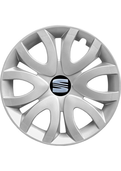 Seat Leon 15 Inç Jant Kapağı Amblemli Gri 4 Adet 1 Takım 139