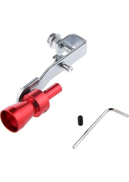 Dökümü Vana Ses Egzoz Borusu Düdük Tailpipe Turbo Whistler - Kırmızı (Yurt Dışından)