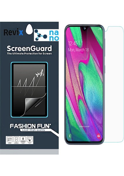 Samsung Galaxy A40 Nano Glass Premium 9h Temperli Esnek Cam Ekran Koruyucu