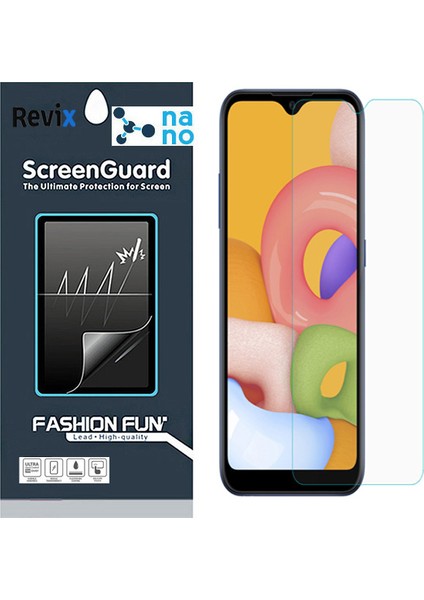 Samsung Galaxy A01 Nano Glass Premium 9h Temperli Esnek Cam Ekran Koruyucu
