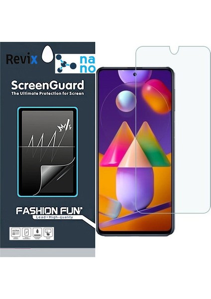Samsung Galaxy M31S Nano Glass Premium 9h Temperli Esnek Cam Ekran Koruyucu