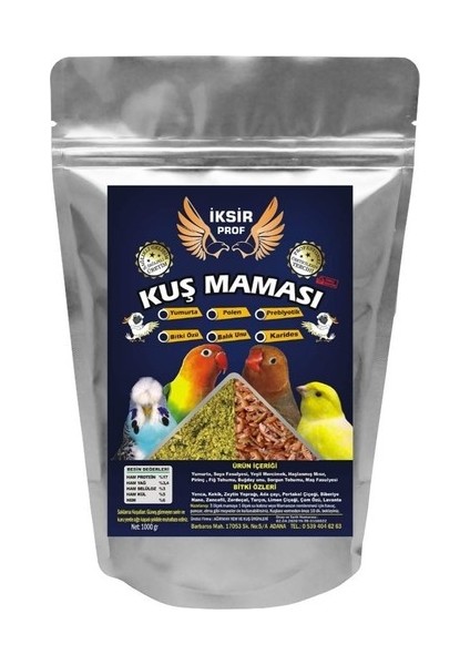 Kuş Maması Kurtlu 5kg