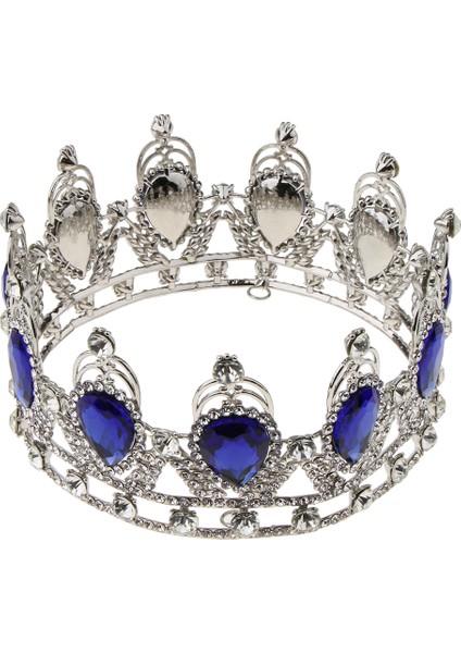 Gelin Mücevher Barok Tiara Taç (Yurt Dışından)