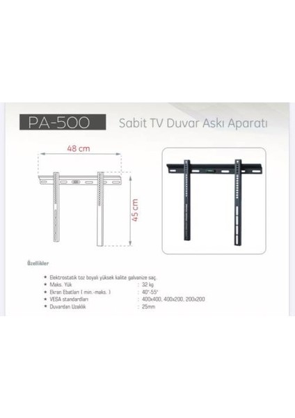 TA50 Tv Askı Aparat fiyatları