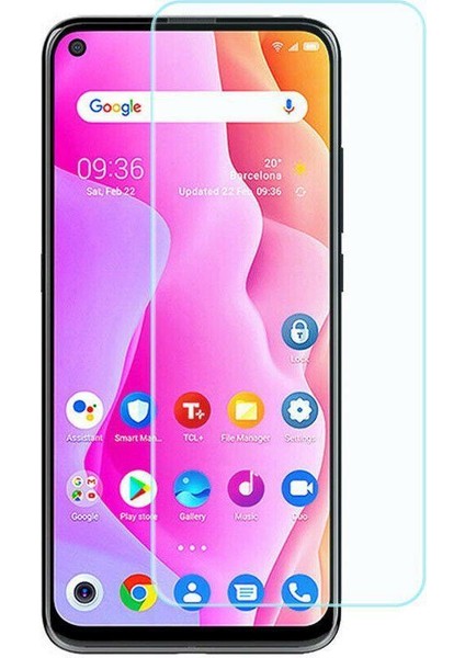Tcl 10L Kılıf Silikon Bye Soft + Kırılmayan Esnek Nano Cam