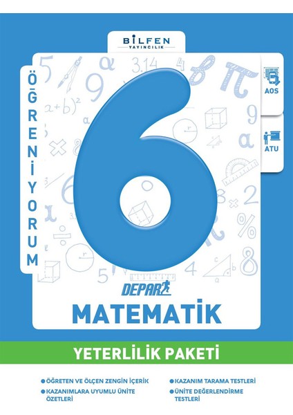 Bilfen Yayınları 6. Sınıf Matematik Depar Yeterlilik Paketi
