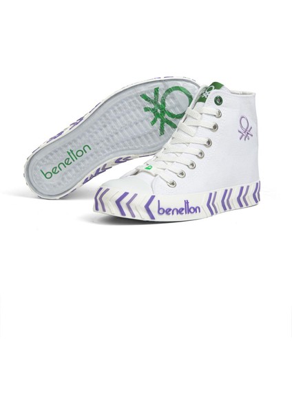 ® | BN-30625-3374 Beyaz Lila - Kadın Spor Ayakkabı indirimleri