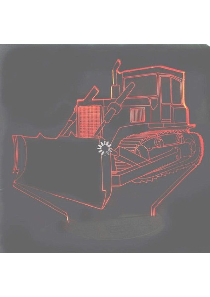 3D Dekoratif Figürlü 87 Renk Seçenenekli LED Gece Lambası - Siyah (Yurt Dışından) fiyatları