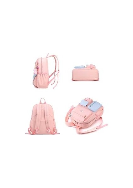 Öğrenci Sırt Çantası - Okul, Seyahat Veya Büyük Bölmeli Çalışma Bookbag (Mavi)