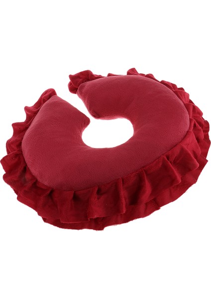Yüz Aşağı Relax Yastık Spa Masaj Masa Beşiği Yastık Bolster Pad Kırmızı(Yurt Dışından) indirimleri