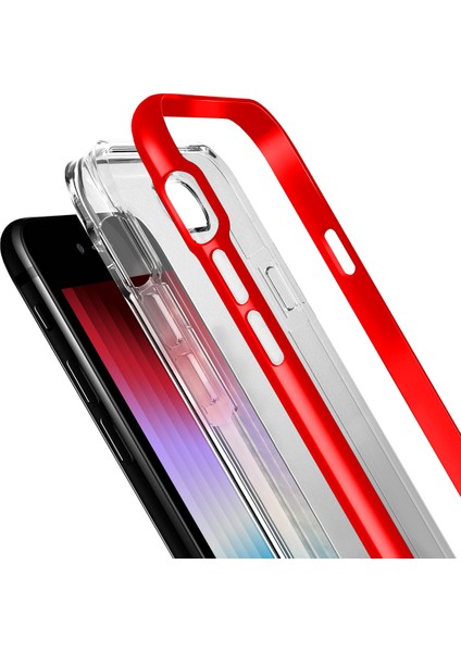 Buff iPhone Se 2022 Air Bumper Kılıf Red
