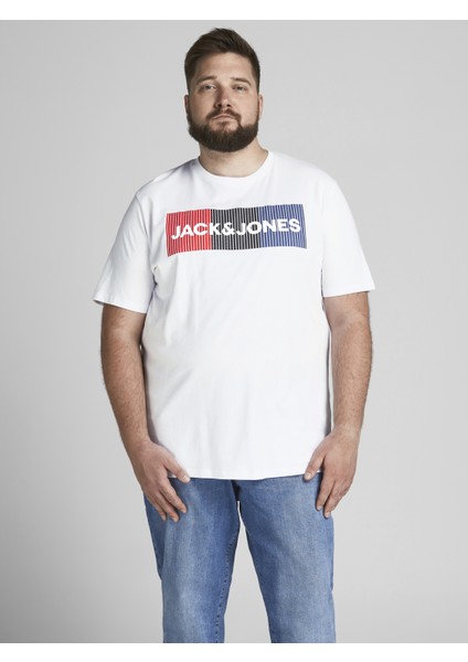 Renkli Logo Baskılı Tişört-Corplogo