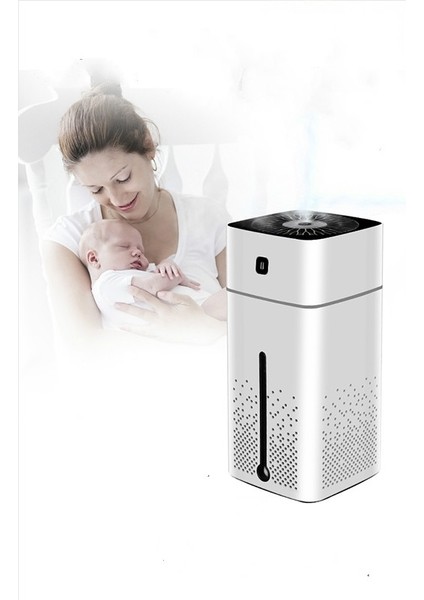 Ultrasonik Hava Nemlendirici USB Uçucu Yağ Aroma Difüzör LED Gece Lambası Sprey Mist Arıtma, 1000ML (Beyaz)(Yurt Dışından) fırsatları