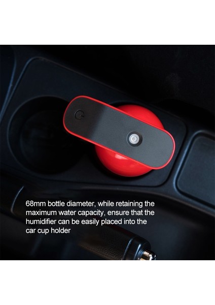Yangın Söndürücü Şekli Araba Ofisi USB Atomizasyon Hidrasyon Nemlendirici (Siyah)(Yurt Dışından) modelleri