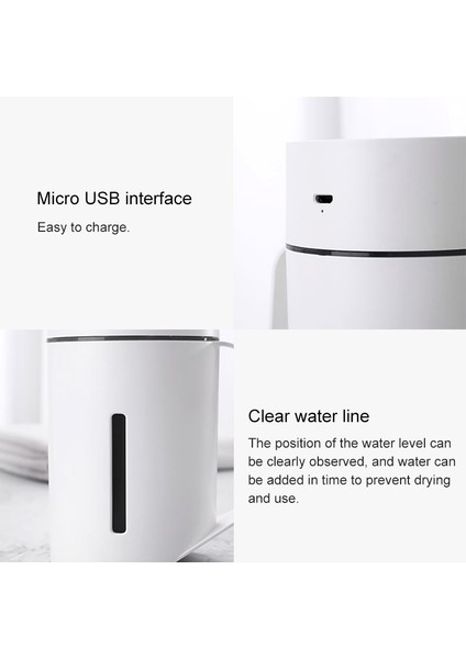 Ml-S2 Su Bardağı Şekli LED Gece Lambası Atomize Nemlendirici (Pembe)(Yurt Dışından) modelleri