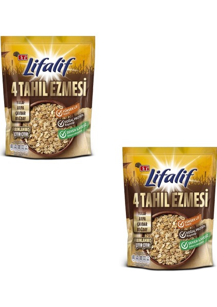 Lifalif 4 Tahıl Ezmesi 300 g x 2 Adet