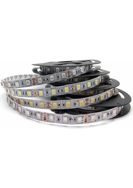 Şerit LED 5 Metre Beyaz+5 Amper Trafo 3 Çip Iç Mekan Double Pcb