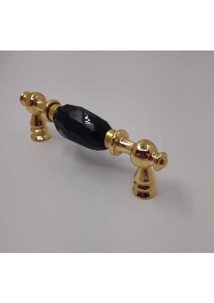 Mutfak Dolap Çekmece Kapak Mobilya Kulbu 96 mm Lüks Metal Kulp (Altın Renk)