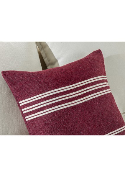 Moneta Dokuma Kırlent Kılıfı 45 x 45 cm Bordo modelleri