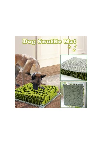 Köpekler Snuffle Mat Köpek Yavrusu Kedi Pet Koklama Eğitim Yumuşak Pet Burun Pad Köpek Yavrusu Etkinlik Eğitim Battaniye Besleme Mat Pet Puzzle Oyuncak | (Yurt Dışından)
