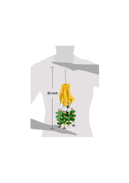 Kuş Oyuncakları Çiğneme Oyuncaklar Büyük Orta Pet Parrot Cockatiel Parakeet Renkli Ahşap Blokları Salıncak Gıda Sınıfı Oyuncaklar ZM815 | Kuş Oyuncakları (Yurt Dışından)